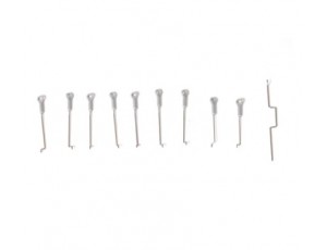 FMS SU-27 / E-flite SU-30 Twin 70mm EDF Jet Pushrod Set 